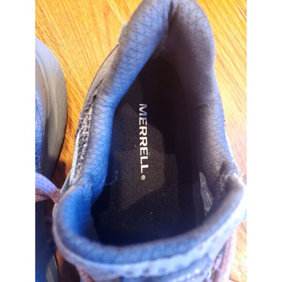 Merrell Womens Bravada Edge Gray/Blue Pink Sneakers Quantum Grip Sole Size 11 - Picture 4 of 9